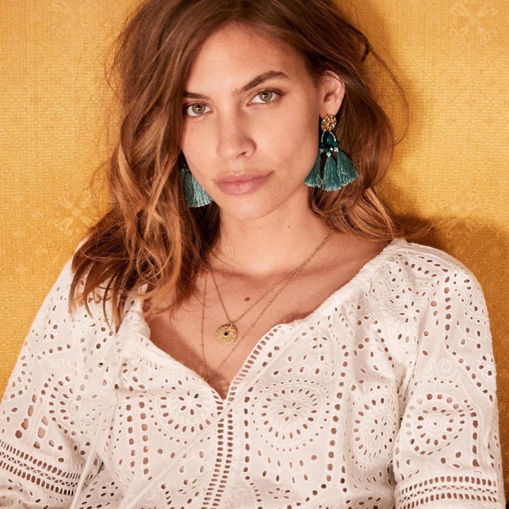 Sezane Tassel Earrings